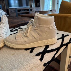 Adidas Centennial 85 Beige High-Top Sneakers with box